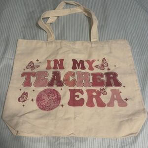 In my teacher era tote bag #teacher #schoolbag